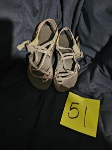 Sandalias Chaco Mujer Talla 6 Gris Naranja Z/2 Clásicas Senderismo Punta de Agua Lazo - Imagen 1 de 8