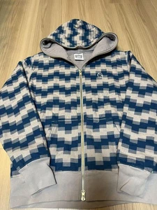 Billionaire Boys Club Digital Camo Parka Blue Gray Made in Japan M Used - Picture 1 of 4