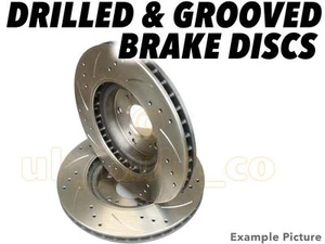 Drilled & Grooved FRONT Brake Discs For SUBARU FORESTER (SG) 2.5 2003-On - Picture 1 of 1