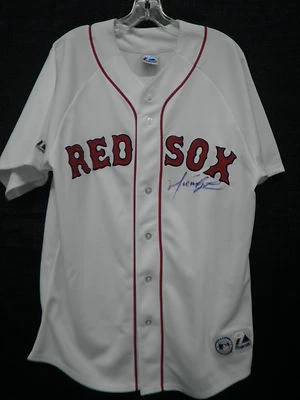 Manny Ramirez Signed Boston Red Sox MLB Authentic Majestic Jersey JSA G57940 - Image 1 of 4