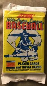 1990 Score Pack Kevin McReynolds Mets (T) Bernie Williams Yankees Rookie RC (B) - Picture 1 of 2