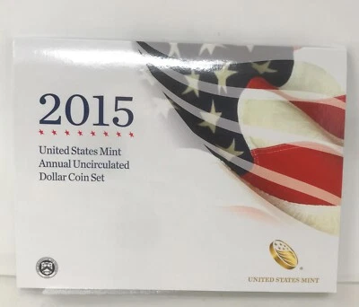 UNITED STATES 2015 MINT ANNUAL UNCIRCULATED DOLLAR COIN SET - Image 1 of 2