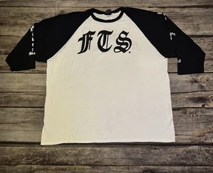 Camiseta Full Throttle Sedán Motociclista Bar Media Manga Para Hombre Talla 2XL Blanca Negra - Imagen 1 de 8
