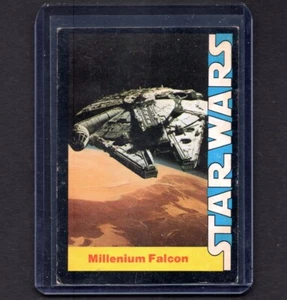 MILLENIUM FALCON 1977 Star Wars Topps Wonder Bread Movie Trading Card #13 PSA - Picture 1 of 2
