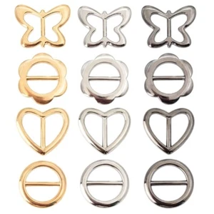 Alloy Scarf Clasp Multiple Type Scarves Buckle Elegant Belt Buckle for Adult - Picture 1 of 12