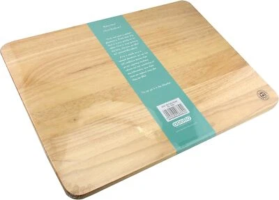 Hevea Wood Pastry Board Large Non-Stick Dough Rolling Kneading Cutting Surface - Image 1 of 4