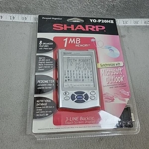 Sharp YOP20HII 1MB Electronic Personal Organizer Translator Nutrition Dictionary - Photo 1 sur 7