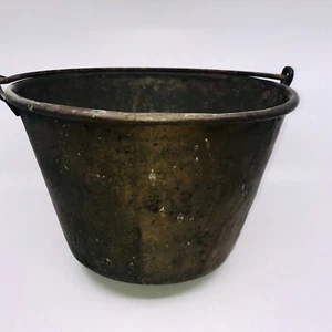 ANTIKER HAYDEN ANSONIA BRASS CO. 11" MESSINGEIMER Patina GEBRAUCHT Mittelgroß - Bild 1 von 11