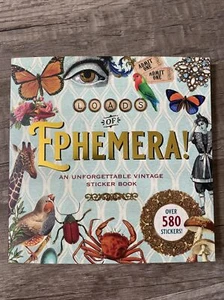Loads of Ephemera! Sticker Book Over 580 stickers! - Imagen 1 de 3