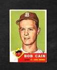 1953 TOPPS #266 BOB CAIN - VG/EX, LOOKS NICER - 3.99 MAX SHIPPING COST