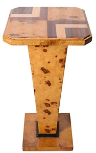 Art Deco Tisch Antik Blumentisch Säule Beistelltisch Blumensäule Antik Holztisch - Bild 1 von 4