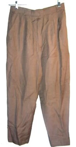 Evan-Picone Petites braune Hose importierter Stoff Karriere Business Anzug Hose 12 - Bild 1 von 3