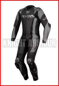 NEW RACING 1 PIECE MOTORCYCLE MOTORBIKE MOTO GP BIKER REPRO LEATHER SUIT - Picture 1 of 6