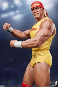 Estatua de Hulk Hogan Hulkamania escala de cuarto WWE Pop Culture Shock 175/600 WWF - Imagen 1 de 17
