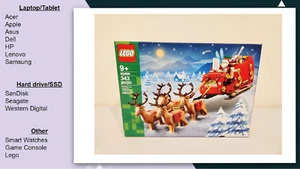 Lego Weihnachtsmannschlitten 40499, neu, versiegelt, USA - Bild 1 von 9