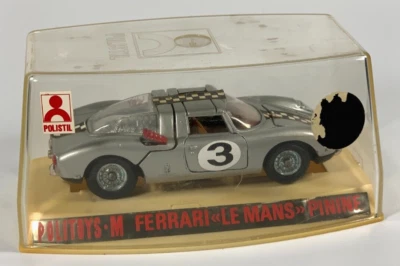 POLITOYS M Ref. 525 1:43 Ferrari Le Mans Pininfarina-Metallo-ORIGINAL MINT BOX - Immagine 1 di 4