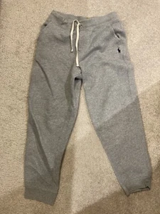 Polo Ralph Lauren Sweat Pants Kids Youth Size Medium 10-12 Gray With Pockets - Picture 1 of 5