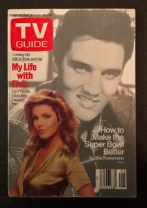 TV Guide Magazine January 20-Feb 1998 Elvis Presley MY LIFE WITH PRISCILLA - Picture 1 of 1