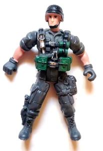 Chap Mei Soldier Force SWAT Actionfigur beweglich 4 Zoll kostenloser Versand - Bild 1 von 2