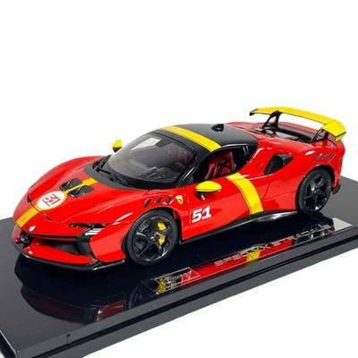 Modellino Auto Bburago Signature 1/18 Ferrari SF90 XX Stradale 499p #51 Livery - Immagine 1 di 4