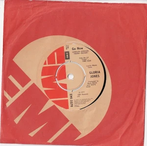 GLORIA JONES Go Now UK 7" VINYL 70s SOUL R&B - Imagen 1 de 2