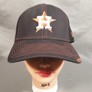 Houston Astros MLB Navy Blue New Era 39Thirty Stretch Fitted Hat Size M / L - Picture 1 of 12