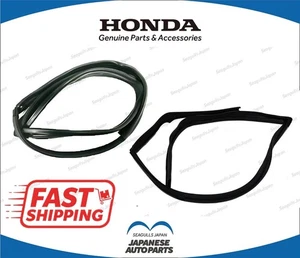 HONDA Genuine OEM CIVIC EK# 2D 3D 96-00 Front Door Run Channel Right & Left Set - Picture 1 of 4