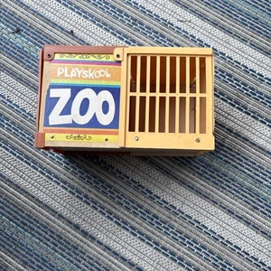 Vintage 1971 Playskool Lock Up Zoo  Cage Only • Tykeworld - Picture 1 of 5