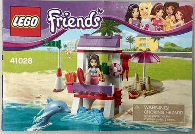 LEGO FRIENDS EMMA'S SALVAVIDAS POST #41028 EXCELENTE ESTADO USADO Foto 1 de 2