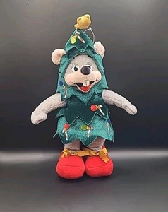 Seltene 2005 limitierte Auflage Weihnachtsbaum Chuck E Cheese 12 Zoll Plüsch - Bild 1 von 6