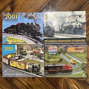 K-LINE Trains Lot of 4 Assorted Catalogs 2001/2003/2005/2007 - Picture 1 of 1