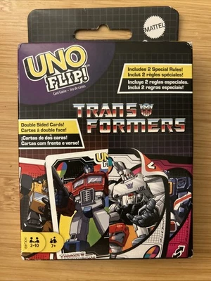 Juego de Cartas Mattel Games UNO FLIP Transformers Foto 1 de 2