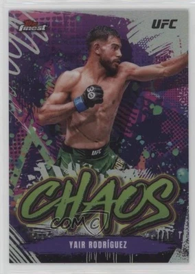 2024 Topps Finest UFC Chaos Refractor Yair Rodriguez Yair Rodríguez #CHA-27 - Image 1 of 2