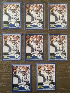 8ct 1989 Score Football Dan Marino Miami Dolphins Card Lot (#13) - Bild 1 von 2