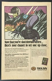 Star Soldier Nintendo NES Print Ad Game Poster Art PROMO Official Contest Advert