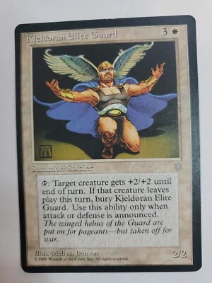 MTG Magic The Gathering Card Kjeldoran Elite Guard Summon Soldier White Ice Age - Image 1 of 2