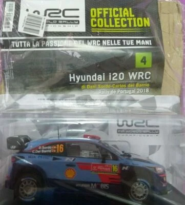 WRC Official Collection Hachette auto da rally HYUNDAI i20 WRC in scala 1/24 - Immagine 1 di 4