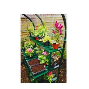 Alu-Tischaufsatz 121x28 x 39 cm smaragd Zubehör Vitavia Einrichtung Gewächshaus - Bild 1 von 2