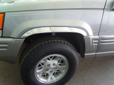 FOR JEEP GRAND CHEROKEE 1993-1998 STAINLESS STEEL FENDER TRIM MOLDING - Image 1 of 3