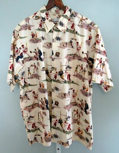 Athletic Director Sports Reyn Spooner Sports Herren XL Hawaiihemd Baumwolle sehr guter Zustand - Bild 1 von 7