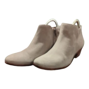 Sam Edelman Petty Stiefel Damengröße 8,5 hellbraun kittfarben Wildleder Leder Stiefeletten Stiefel - Bild 1 von 13