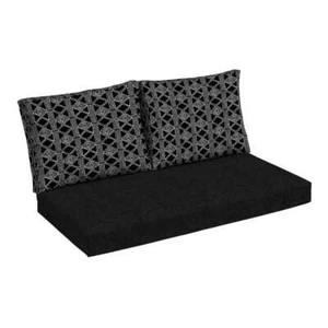 48 in. x 18 in. Outdoor Loveseat Cushion Set,Global Stripe - Picture 1 of 7