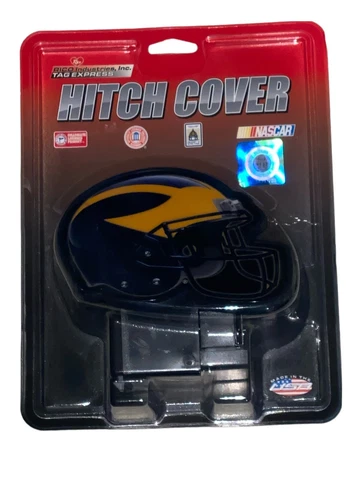 Michigan Wolverines Helmet Economy Hitch Cover Cover