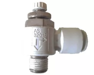 SMC AS3201F Flow Control Valve 1/4" Fittings NEW NO BOX - Picture 1 of 8