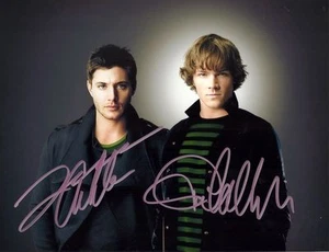 SUPERNATURAL! DEAN & SAM! AUTOGRAPH COLOR PHOTO REPRINT!  8 X 10! F1 - Picture 1 of 4