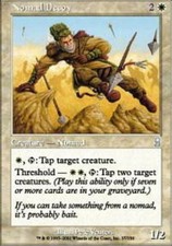 MTG magic cards 2x x2 Light Play, English Nomad Decoy Odyssey