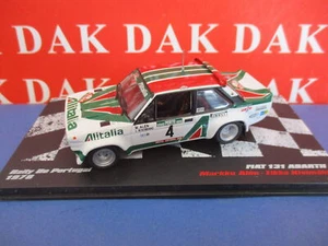 Die cast 1/43 Modellino Auto Fiat 131 Abarth Alitalia Rally Portugal 1978 M.Alen - Foto 1 di 6
