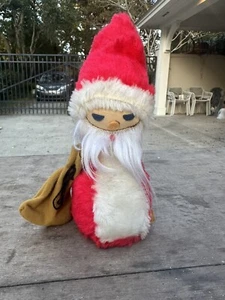 Very Rare 1972 Steiff Nico Nikolaus Santa Claus Stuffed Buzzel Vtg - Picture 1 of 12