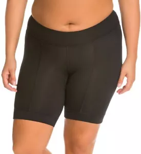 SHEBEEST Mujer Negro TRIPLE S Ultimo Pantalones Cortos # 0BK010 2X Nwt - Imagen 1 de 2