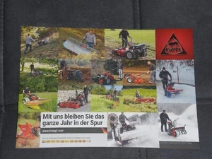 KÖPPL Motormäher, Einachser, Geräteträger Gesamtprogramm 2023 Prospekt ( 24514 ) - Bild 1 von 1